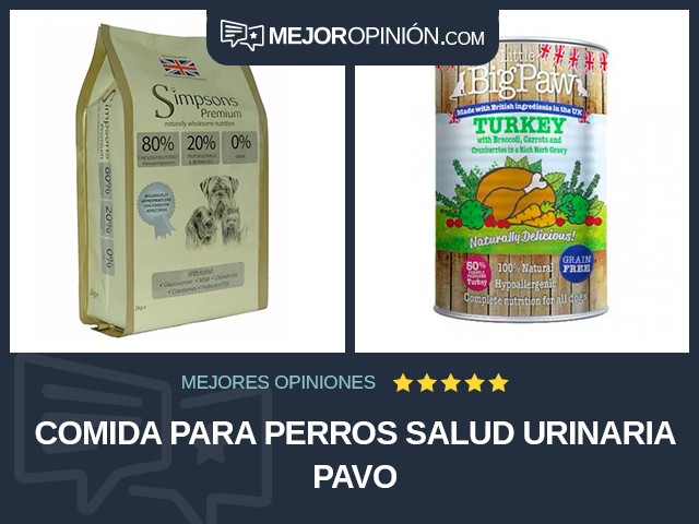 Comida para perros Salud urinaria Pavo