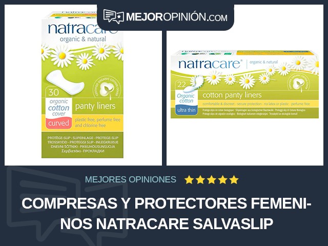 Compresas y protectores femeninos Natracare Salvaslip