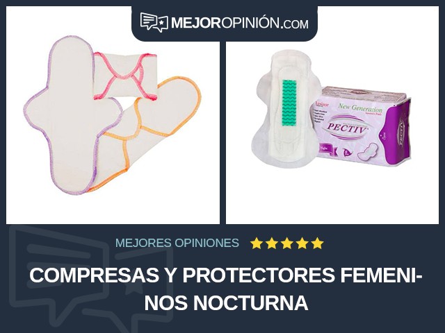 Compresas y protectores femeninos Nocturna