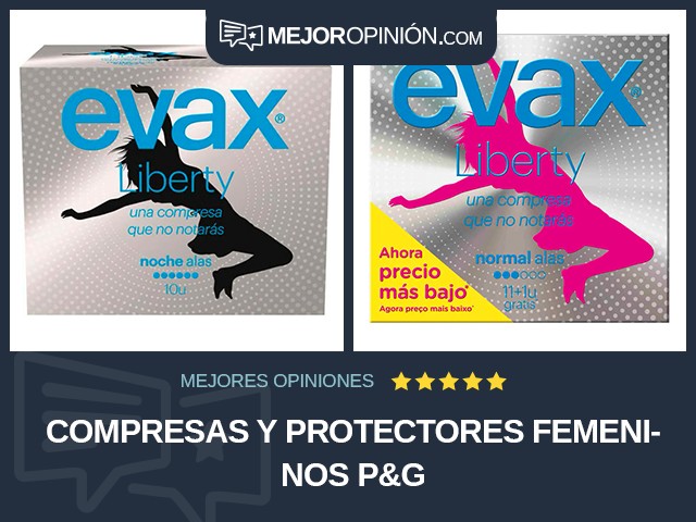 Compresas y protectores femeninos P&G