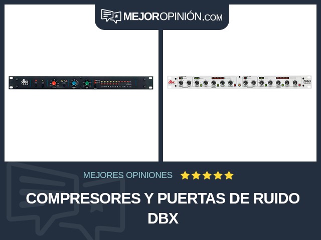 Compresores y puertas de ruido dbx