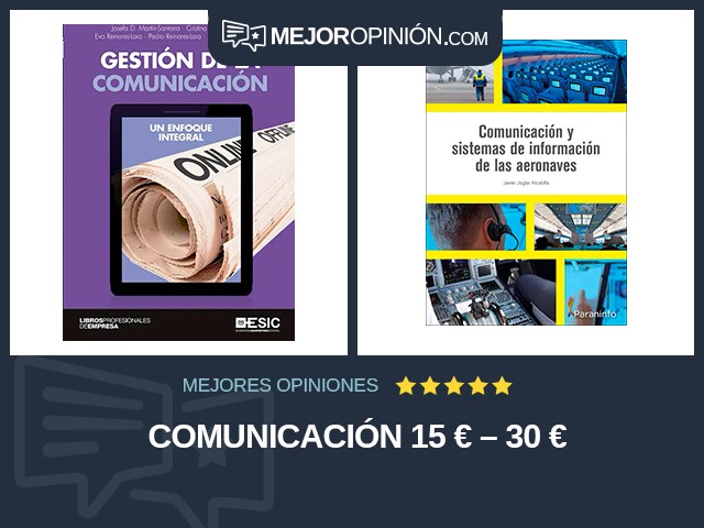 Comunicación 15 € – 30 €