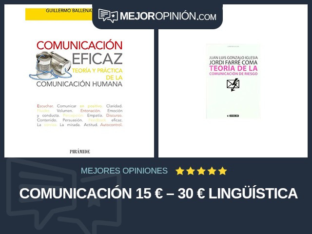 Comunicación 15 € – 30 € Lingüística