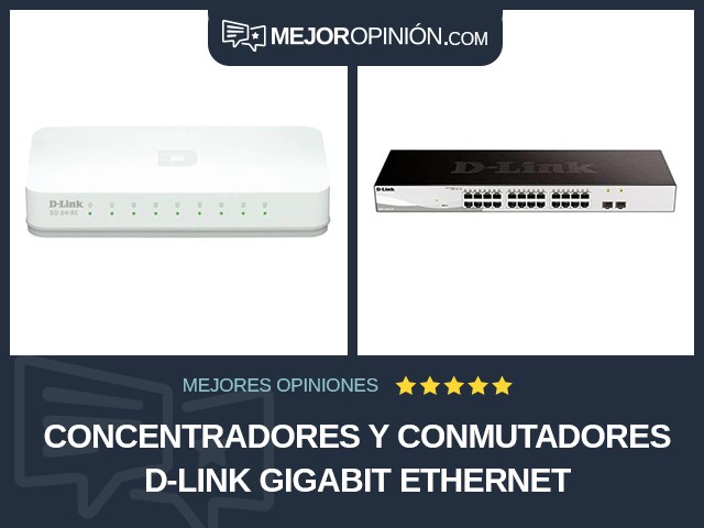 Concentradores y conmutadores D-Link Gigabit Ethernet