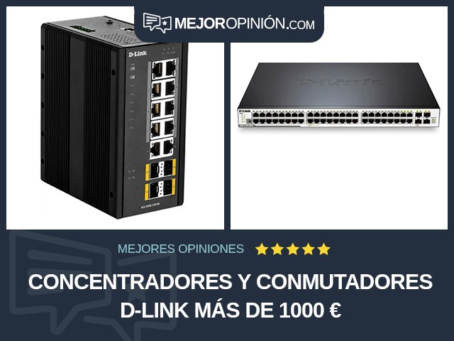 Concentradores y conmutadores D-Link Más de 1000 €