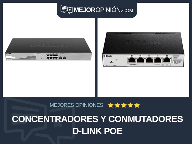 Concentradores y conmutadores D-Link PoE