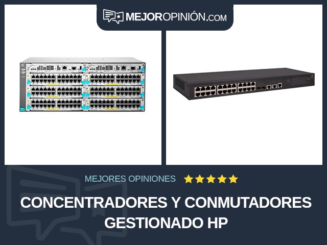 Concentradores y conmutadores Gestionado HP