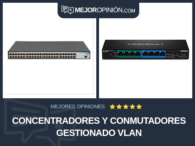 Concentradores y conmutadores Gestionado VLAN