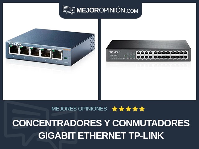 Concentradores y conmutadores Gigabit Ethernet TP-Link