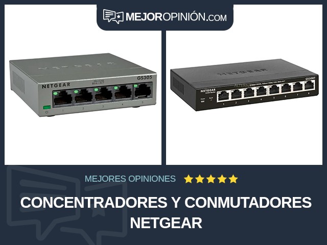 Concentradores y conmutadores NETGEAR