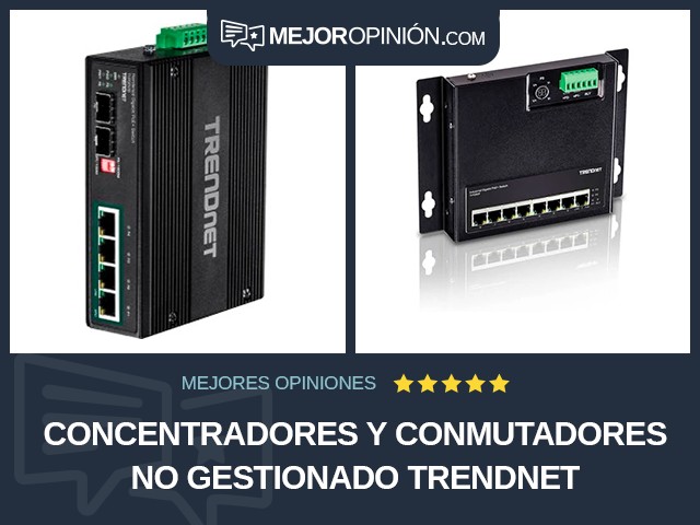 Concentradores y conmutadores No gestionado TRENDnet