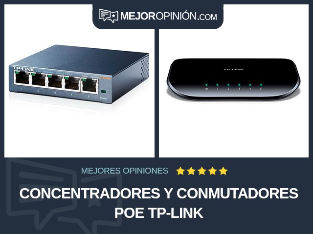 Concentradores y conmutadores PoE TP-Link