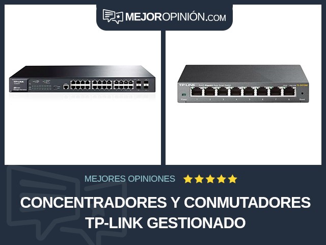 Concentradores y conmutadores TP-Link Gestionado