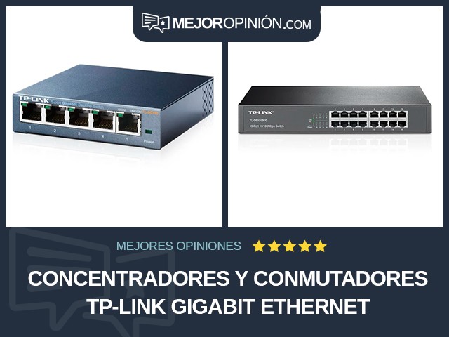 Concentradores y conmutadores TP-Link Gigabit Ethernet