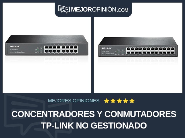 Concentradores y conmutadores TP-Link No gestionado