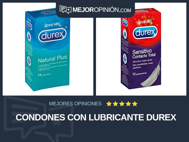 Condones Con lubricante Durex