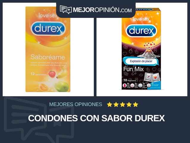 Condones Con sabor Durex