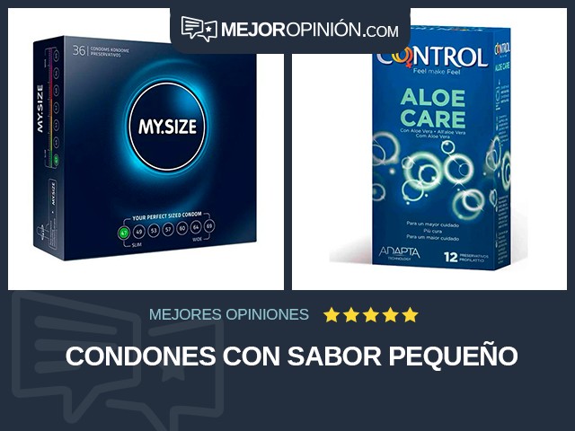 Condones Con sabor Pequeño