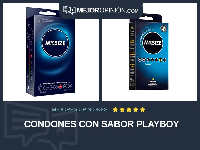 Condones Con sabor Playboy