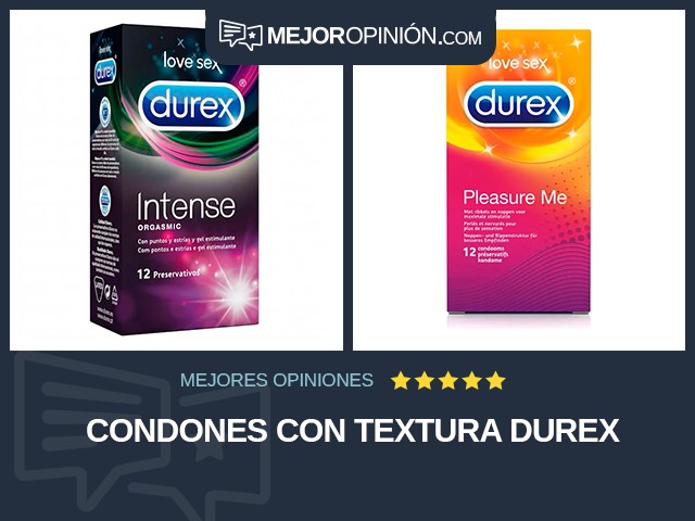 Condones Con textura Durex
