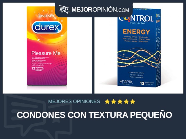 Condones Con textura Pequeño