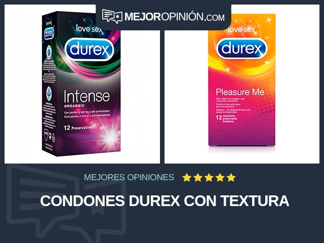 Condones Durex Con textura