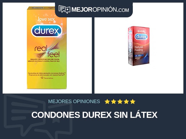 Condones Durex Sin látex