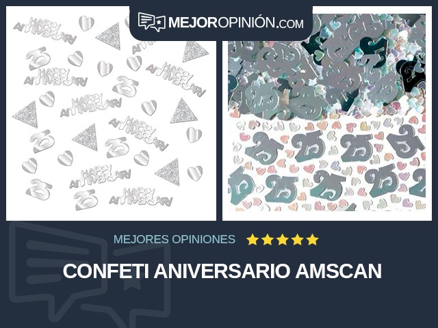 Confeti Aniversario Amscan