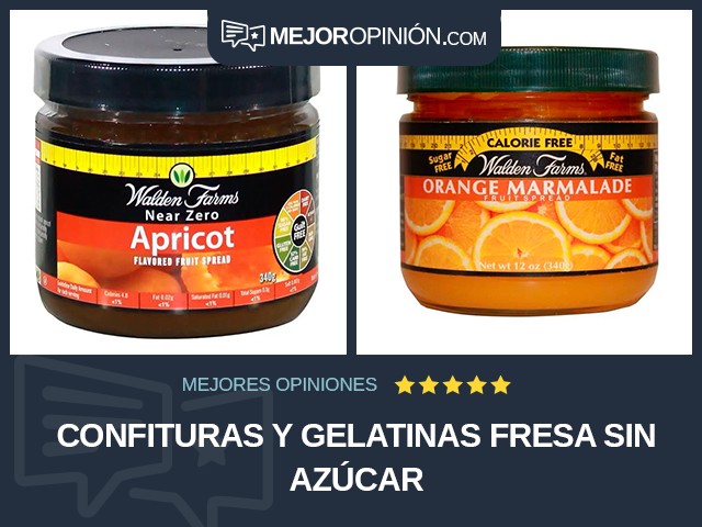 Confituras y gelatinas Fresa Sin azúcar