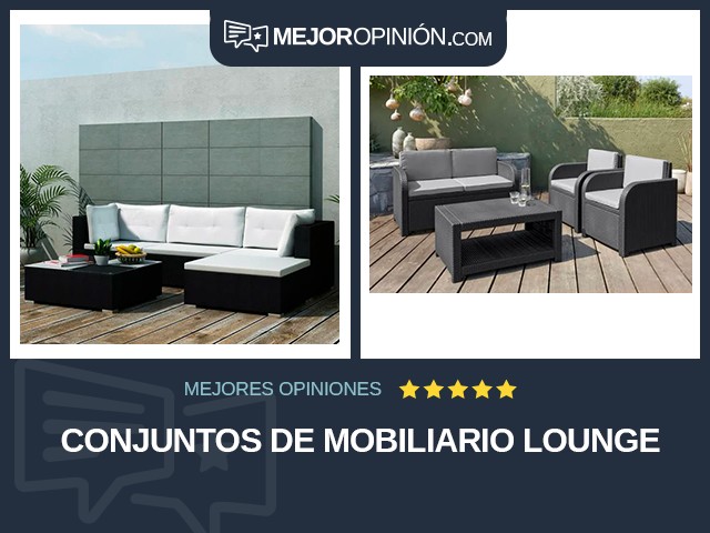 Conjuntos de mobiliario Lounge