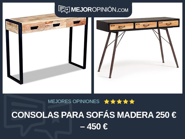 Consolas para sofás Madera 250 € – 450 €