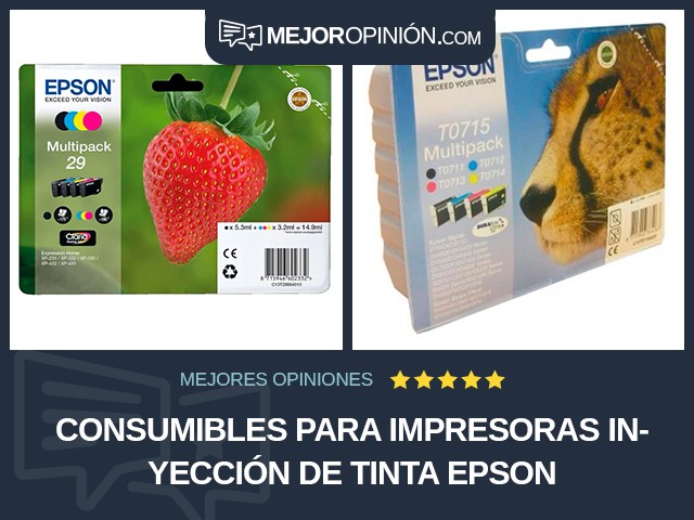 Consumibles para impresoras Inyección de tinta Epson