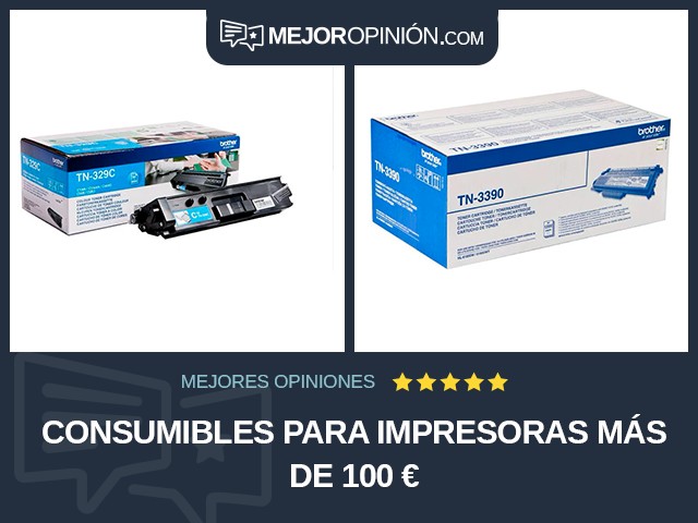 Consumibles para impresoras Más de 100 €