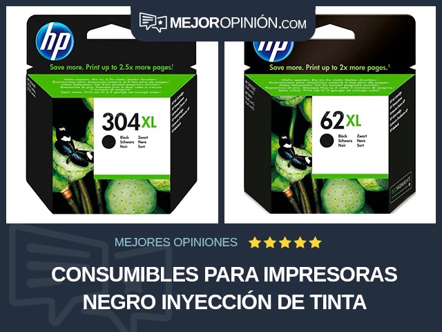 Consumibles para impresoras Negro Inyección de tinta