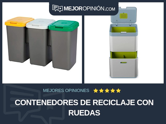 Contenedores de reciclaje Con ruedas