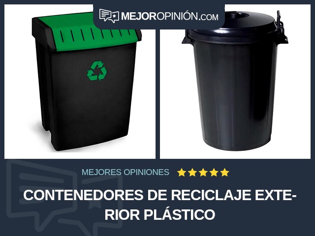 Contenedores de reciclaje Exterior Plástico