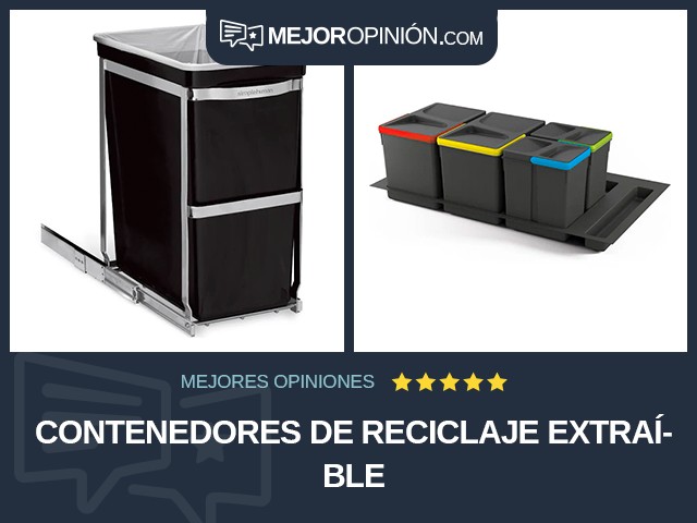 Contenedores de reciclaje Extraíble