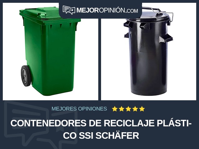 Contenedores de reciclaje Plástico SSI Schäfer