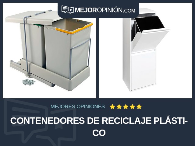 Contenedores de reciclaje Plástico