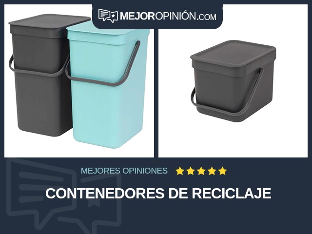 Contenedores de reciclaje