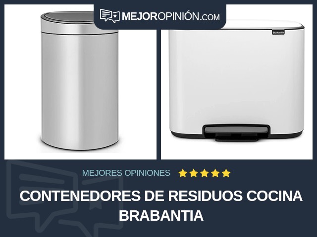 Contenedores de residuos Cocina Brabantia