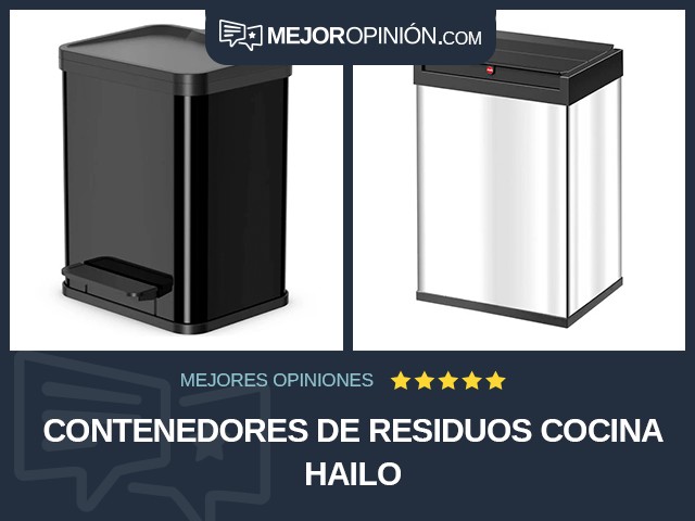 Contenedores de residuos Cocina Hailo