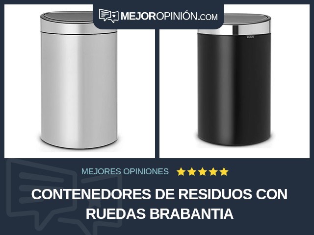 Contenedores de residuos Con ruedas Brabantia