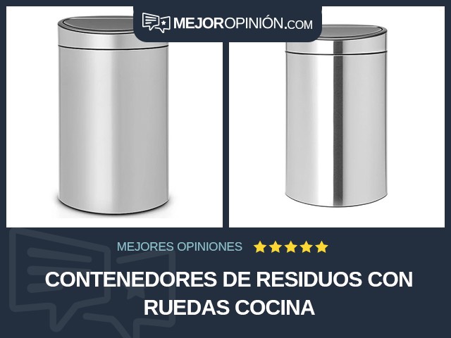 Contenedores de residuos Con ruedas Cocina