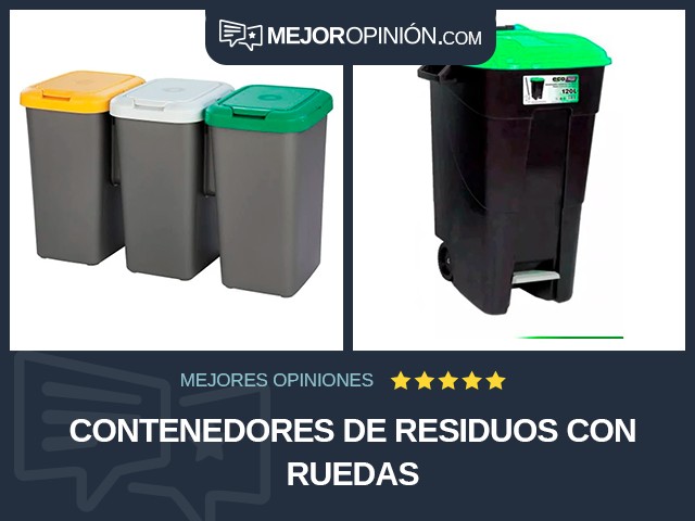 Contenedores de residuos Con ruedas