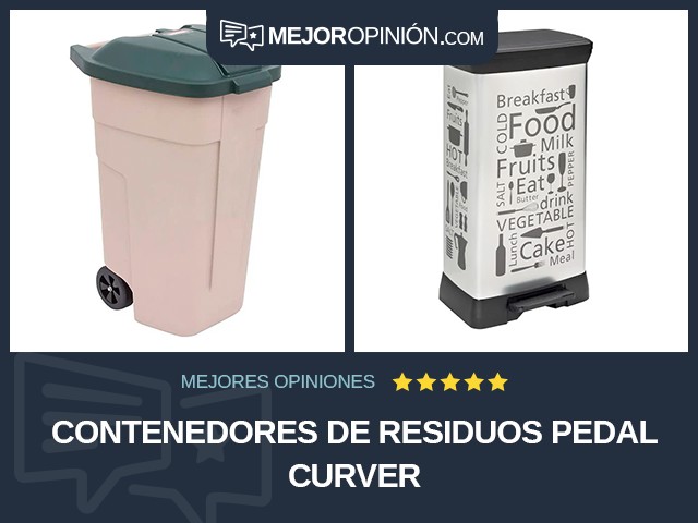 Contenedores de residuos Pedal Curver