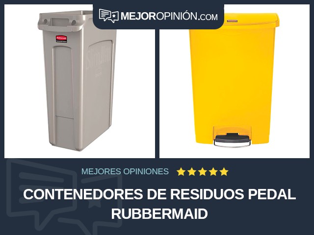 Contenedores de residuos Pedal Rubbermaid