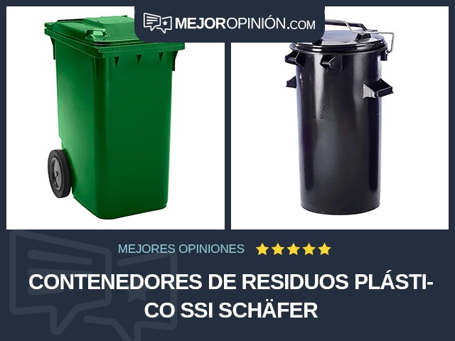 Contenedores de residuos Plástico SSI Schäfer