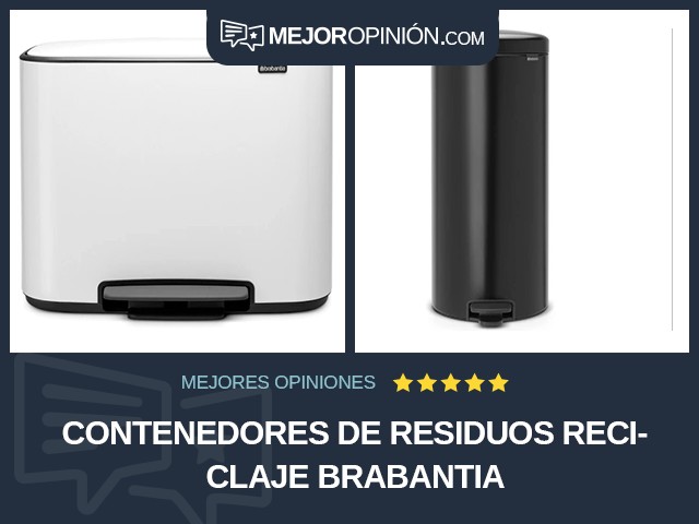 Contenedores de residuos Reciclaje Brabantia