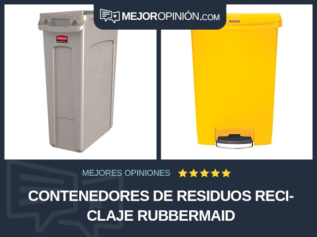 Contenedores de residuos Reciclaje Rubbermaid